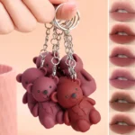 Mocallure Teddy Keychain Matte Lipgloss Pack of 6 – Cute & Long-Lasting