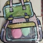 Cartoon Handbag Makeup Sponge Duo