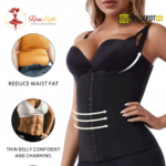 Adjustable Straps Front Hook Tummy Slimming Shapewear - Image 6