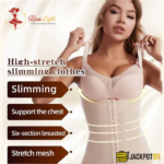Adjustable Straps Front Hook Tummy Slimming Shapewear - Image 7