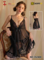 Bridal 2-Piece Hot Nighty – Elegant Lace Design