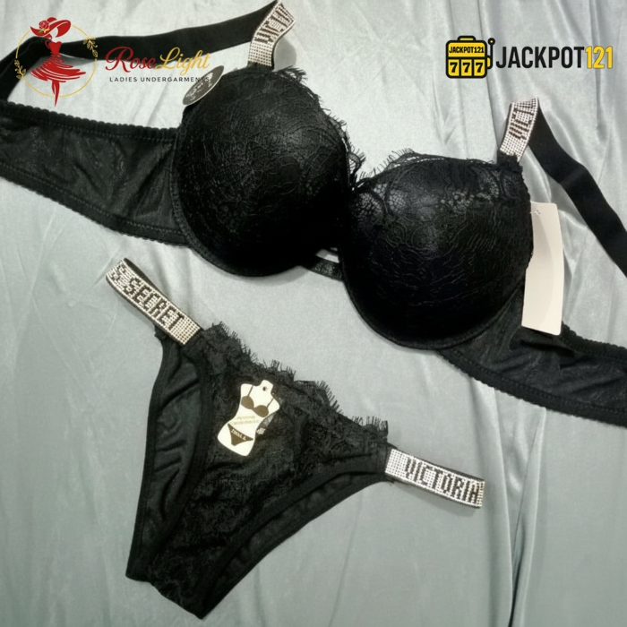 Veloura Net Luxe Double Push-Up Bra Set - Image 4