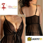 Bridal 2-Piece Hot Nighty – Elegant Lace Design - Image 6