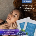 Blueberry Herbal Bamboo Foot Care Patches – Overnight Relaxation & Comfort (10 Pcs) - Image 6