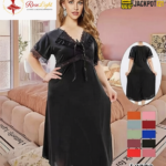 Elegant Lace Satin Nighty – Excellent Comfort Wear