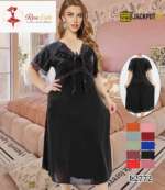 Elegant Lace Satin Nighty – Excellent Comfort Wear