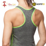 2-Pcs Workout Yoga Active Wear Suit – High-Waisted Leggings & Non-Padded Tank Top Set - Image 3