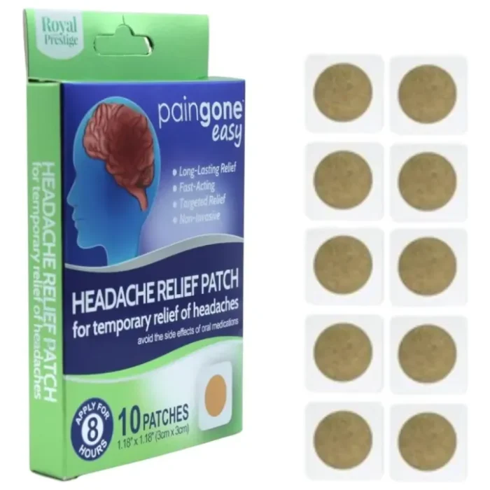Herbal Cooling Head Comfort Patch – 10 Refreshing Menthol & Eucalyptus Patches - Image 4