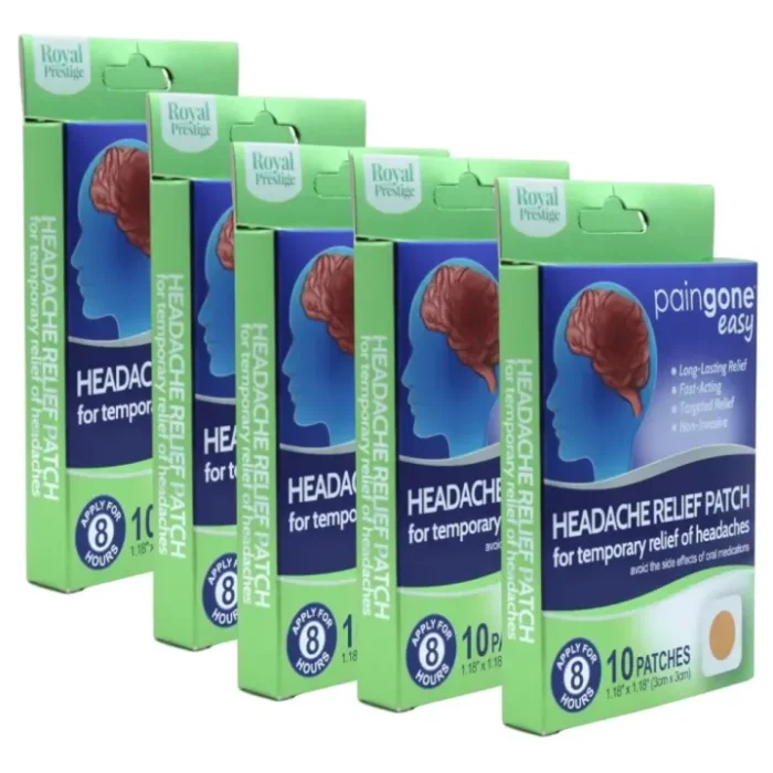 Herbal Cooling Head Comfort Patch – 10 Refreshing Menthol & Eucalyptus Patches - Image 6