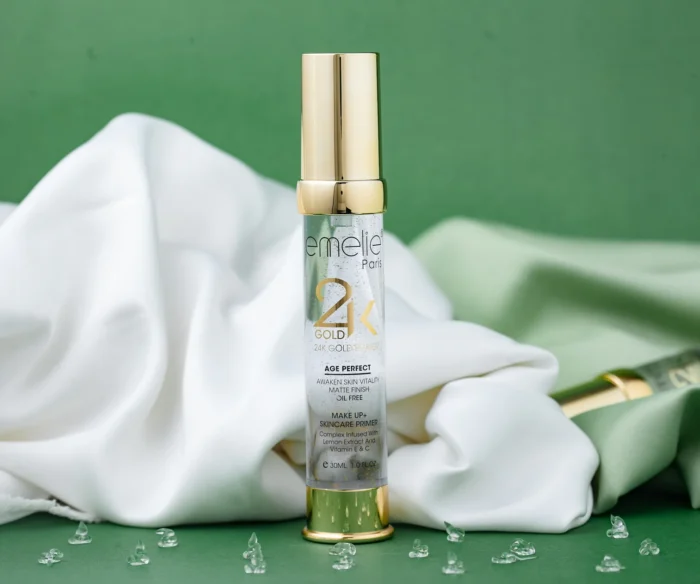 Emelie Cosmetics 24K Gold Makeup + Skincare Primer - Image 2