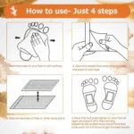 Kinoki Ginger Herbal Foot Pads – Organic Overnight Foot Care & Relaxation Patches (10 Pcs) - Image 7