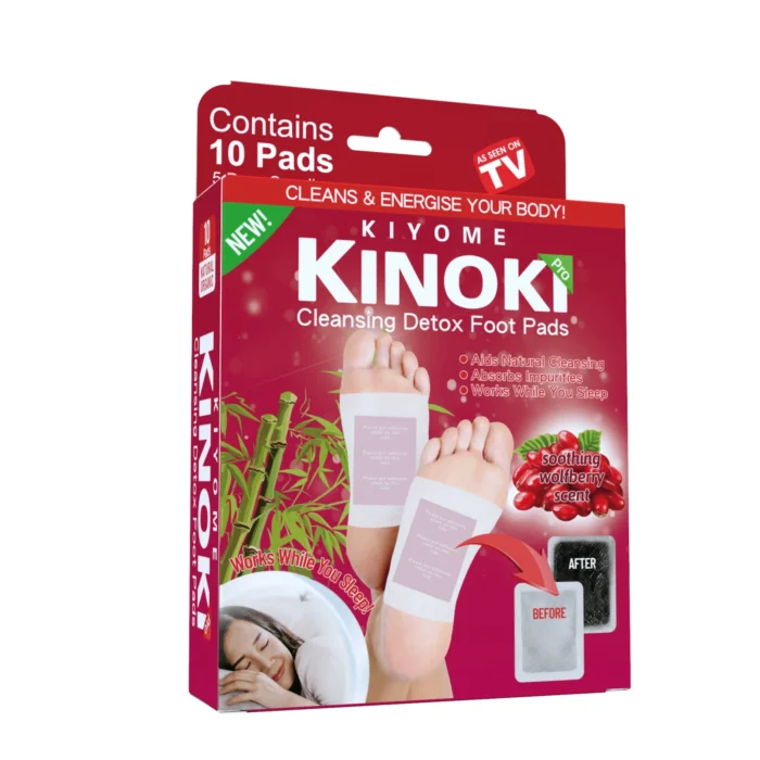 Kinoki Wolfberry Herbal Foot Pads – Goji Berry Scent Overnight Foot Care Patches (10 Pcs) - Image 7