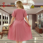 Elegant Lace Satin Nighty – Premium Quality and Comfort Wear - Image 9