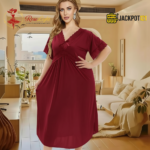 Elegant Lace Detail Soft Satin Nighty – Everyday Luxury Comfort - Image 10