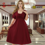 Elegant Lace Satin Nighty – Premium Quality and Comfort Wear - Image 10