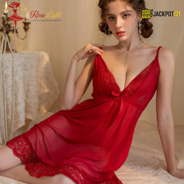 Bridal 2-Piece Hot Nighty – Elegant Lace Design - Image 8