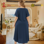 Elegant Lace Detail Soft Satin Nighty – Everyday Luxury Comfort - Image 13