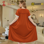 Elegant Bow Detail Satin Nighty – Premium Comfort Wear - Image 13