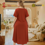 Elegant Lace Detail Soft Satin Nighty – Everyday Luxury Comfort - Image 15