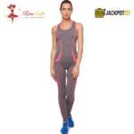 2-Pcs Workout Yoga Active Wear Suit – High-Waisted Leggings & Non-Padded Tank Top Set - Image 8