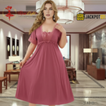 Elegant Lace Satin Nighty – Premium Quality and Comfort Wear - Image 16