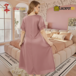 Elegant Lace Satin Nighty – Excellent Comfort Wear - Image 17