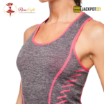 2-Pcs Workout Yoga Active Wear Suit – High-Waisted Leggings & Non-Padded Tank Top Set - Image 11