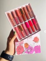 Matte Lip Gloss Set: Smudge Proof, Velvet Texture, 12 Long-Lasting Shades - Image 2