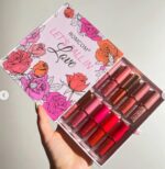 Matte Lip Gloss Set: Smudge Proof, Velvet Texture, 12 Long-Lasting Shades