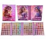 Huda Romance Kiss Fashion Queen Moon Princess 4 Fold 140 Color Eyeshadow Palette