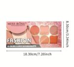 Miss Rose 10-Colors Clover Blusher Palette - Image 2