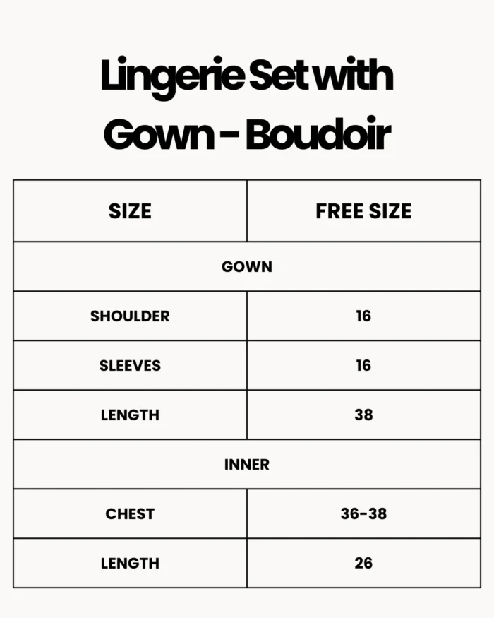 Lingerie Set with Gown – Boudoir Satin Lace Collection - Image 10