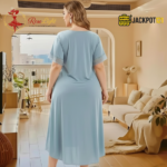 Elegant Lace Detail Soft Satin Nighty – Everyday Luxury Comfort - Image 21