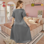 Elegant Lace Satin Nighty – Excellent Comfort Wear - Image 21