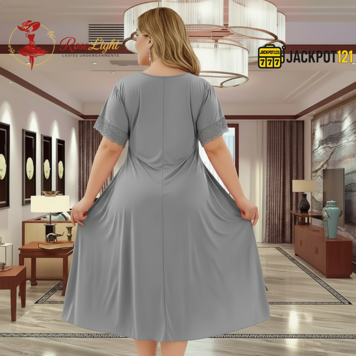 Elegant Lace Satin Nighty – Premium Quality and Comfort Wear - Image 21