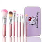 7pcs Makeup Brush Set with Box & Beauty Blender - Image 4
