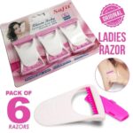 Disposable Safety Razors for Women Pack of 6
