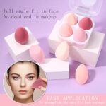 Make Up Foundation Sponge - 4 Pcs Box Colourful Puff
