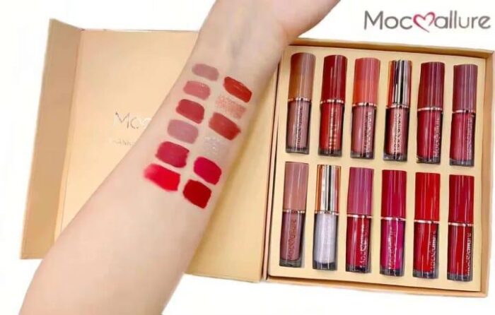 Handaiyan 12-Piece Lip Gloss & Matte Lipstick Set - Image 5