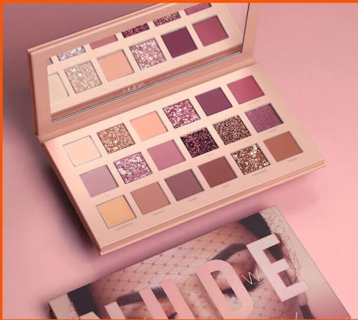 Hudamoji Nude Eyeshadow Palette – 18 Color Matte & Shimmer - Image 2