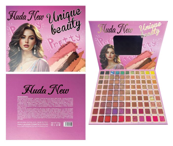 HudaNew Unique Beauty  Eyeshadow Palette | Vibrant Shades - Image 2