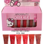 Pack of 6 Cheek WARDABEAUTY Cheek Heat Sheer Gel-Cream Blush | Natural Glow