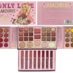 Matte & Glitter Eyeshadow Makeup Kit with Brush | Professional