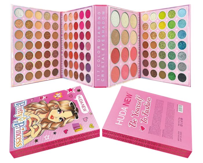 HUDA NEW 117 Color Diamond Crystal Eyeshadow Palette - Image 2