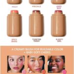 6 color HUDAMOJI Pocket Blush Stick – 3-in-1 Natural Makeup Stick