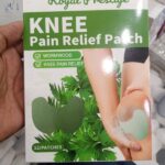 12 pcs Knee Pain Patches, Knee Patches for Pain Relief Extra Strength, Pain Patch Maximum Strength, Knee Relief Patch for Knees, Back, Joint and Arthritis, Knee Patches