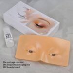 Perfect Aid to Practicing Makeup, Silicone Face Eye Makeup Practice Board