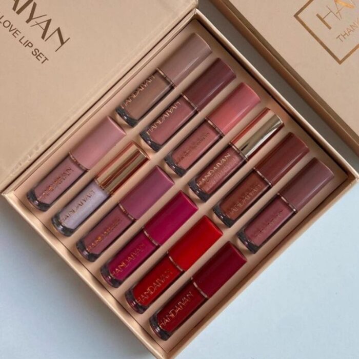 Handaiyan 12-Piece Lip Gloss & Matte Lipstick Set - Image 4