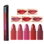5-in-1 Matte Lipstick Set | Waterproof, Long Lasting Red & Nude Shades
