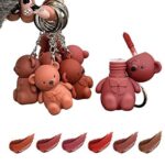 Mocallure Teddy Keychain Matte Lipgloss Pack of 6 – Cute & Long-Lasting - Image 3